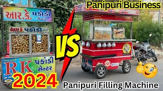 Panipuri Filling Machine  Panipuri Machine  New Model panipurimachine business panipuri 2024 [upl. by Anilra]