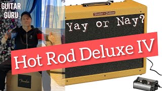 Fender Hot Rod Deluxe IV  How to setup  tones with GuitarGuruAndyPaul fender hotrod bestamps [upl. by Oinimreh349]