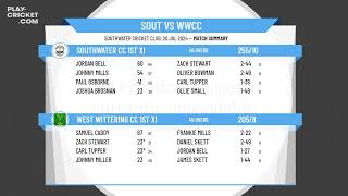 Southwater CC 1st XI v West Wittering CC 1st XI [upl. by Lounge]