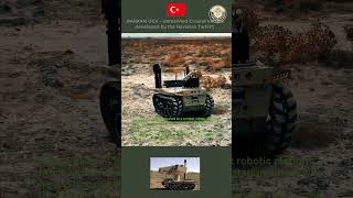 BARKAN UGV  Unmanned Ground Vehicle developed by the Havelsan Turkish military defence [upl. by Tillion]