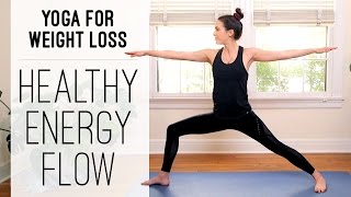 Yoga For Weight Loss  Healthy Energy Flow  Yoga With Adriene [upl. by Anniken]