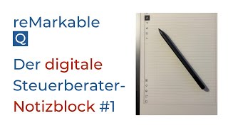 reMarkable Der digitale Notizblock Teil 1 [upl. by Morly]