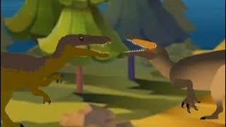 Baryonyx Limbo VS Irritator VS Suchomimus Jurassic park builder animation dc2 drawingcartoons2 [upl. by Lurette]