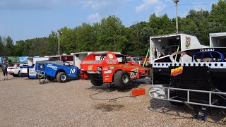 My first race at Bridgeport speedway vintage feature 61723 [upl. by Ardnuhs]