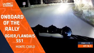 OgierLandais SS1 FULL Onboard  WRC Rallye MonteCarlo 2023 [upl. by Etnaihc896]