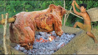 survival in the rainforest cooking COW [upl. by Brian]