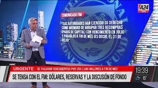 🔴 Sin dólares en las reservas se tensa la discusión con el FMI [upl. by Dragelin]