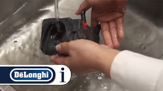 How to clean the infuser on your DeLonghi PrimaDonna Elite ECAM 65055 coffee machine [upl. by Natek]