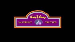 Walt Disney Masterpiece Collection logo with voiceover 199499 Homemade [upl. by Herby]