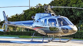 AIRBUS H125 STARTUP amp TAKEOFF [upl. by Ymmit]