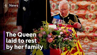 Queen Elizabeth II Funeral royal family say final goodbye [upl. by Harrak]