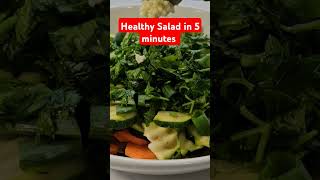 Healthy Salad in 5 minutes shorts [upl. by Quitt]