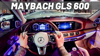 2023 Mercedes Maybach GLS  POV Night Drive [upl. by Jackqueline412]