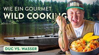 Veganer GemüseReis mit gefiltertem Wasser 🍛  Wie ein Gourmet  Wild Cooking [upl. by Adnovoj948]