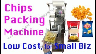 chip crisp packing machine low cost vertical form fill seal packing machinery [upl. by Masry]