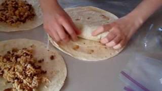 How to make homemade freezer burritos [upl. by Bernie]