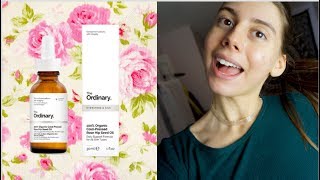 TRYING ROSEHIP OIL FOR A WEEK FOR MY ACNE SCARS FIRST IMPRESSIONS  The Ordinary [upl. by Henricks]