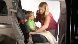 Booster Seat Use Demonstration [upl. by Acnaib]