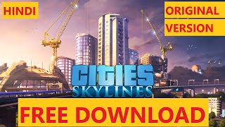 how to download cities skylines ORIGINAL VERSION on pc for free with all DLC [upl. by Gar]