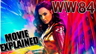 Wonder Woman 1984 Full movie explained  IN HINDI  Movie Narco [upl. by Lacym]