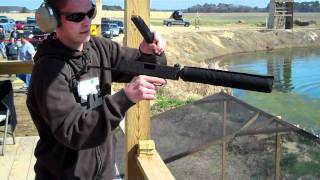 M11 with SilencerSuppressor in Full Auto with 30 Round Magazine [upl. by Corin]