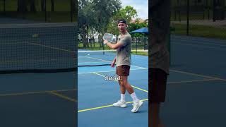 2 Handed Backhand Non Dominant Hand Exercise🥒 [upl. by Silverman]