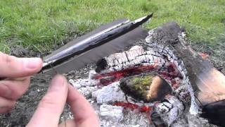 Otzi the iceman arrow part 2 how to make 5000 year old primitive archery hunting arrows [upl. by Annohs]