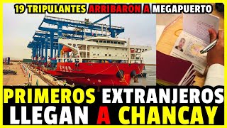 HISTORICO PRIMEROS EXTRANJEROS ARRIBAN AL PUERTO DE CHANCAY CON GRUAS ELECTRICAS [upl. by Benil]