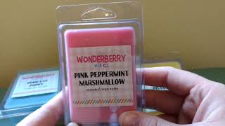 Wonderberry Wax Haul July 2017 Clamshells [upl. by Haile]