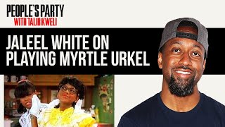 Jaleel White Discusses Myrtle Urkel On Family Matters amp Actors In Dresses  Peoples Party Clip [upl. by Acysej402]