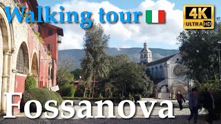 Fossanova Abbey Lazio Italy【Walking Tour】4K [upl. by Eilahs]