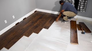 How to Install Laminate Flooring for beginners [upl. by Neall245]