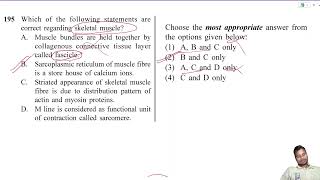 Which of the following statements are correct regarding skeletal muscles [upl. by Midge]