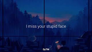 quoti miss u soo badquot  STUPID FACE by Abe Parker slowed  rain effect [upl. by Anaoj]