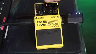 Boss ODB3 Bass Guitar Overdrive Demo And Review [upl. by Letty165]