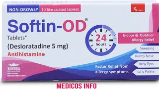 SoftinOD tablet uses in urdu  Desloratadine tablet uses in urduHindi  Benefits Side effects [upl. by Wyatt242]