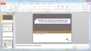 Comment utiliser les modèles de diapositives avec PowerPoint 2010 [upl. by Enetsuj]