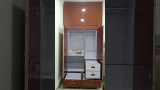 furniture plywood wardrobe part9 finalsort shorts hcarpenter carpenter [upl. by Eob]