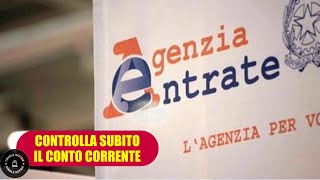 Controlla subito il tuo conto corrente regalo di Natale dallAgenzia delle Entrate [upl. by Ettenal]