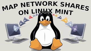 How To Map Network Shares in Linux Mint [upl. by Dilahk475]