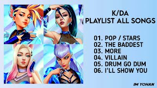 KDA  PLAYLIST ALL SONGS 2020 [upl. by Drain]