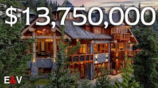 Inside This 13750000 Whistler LUXURY Ski Chalet  EV Exclusive [upl. by Nemra]