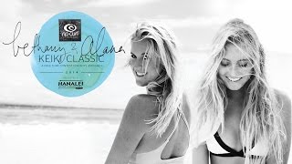 Bethany Hamilton amp Alana Blanchard Keiki Classic 2014 [upl. by Noll459]