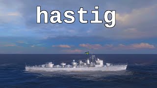 World of Warships Blitz  Swedish destroyer quotVisbyquot review [upl. by Wilen]