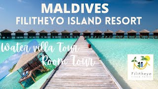 Maldives Water VillaTour of Filitheyo Island ResortWater Villa RoomTour🏘️Part4 Maldives Trip 2021 [upl. by Revned]