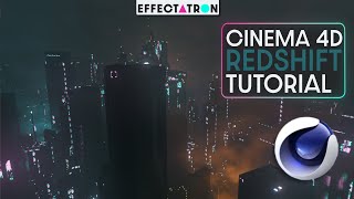 Create a Realistic Cyberpunk City Fly Through with Cinema 4D  Redshift  Kitbash [upl. by Marmawke824]