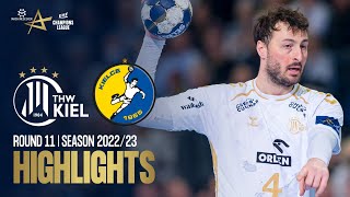 THW Kiel vs Lomza Industria Kielce  Highlights  Machineseeker EHF Champions League 202223 [upl. by Auhsuj]