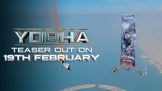 YODHA  Mid Air Poster Drop  Sidharth Malhotra  Sagar Ambre amp Pushkar Ojha  Karan Johar [upl. by Breana872]