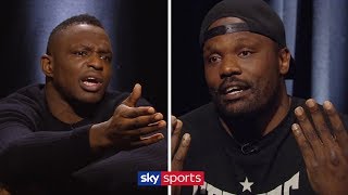 REVISITED Dillian Whyte amp Derek Chisora clash during their first Gloves Are Off meeting 😡 [upl. by Land]