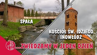 SPAŁA  CARSKIE LETNISKO INOWŁÓDZ  KOŚCIÓŁ ŚW IDZIEGO REZERWAT SPAŁA CO WARTO ZOBACZYĆ [upl. by Floro268]